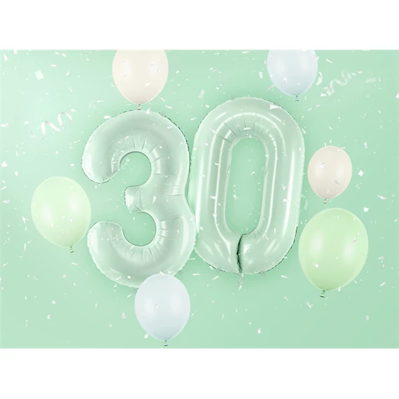 Lufi 3-as szám fólia 72 cm zöld