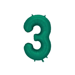 Lufi 3-as szám fólia 86 cm palackzöld