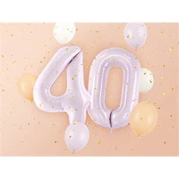 Lufi 4-es szám fólia 72 cm lila