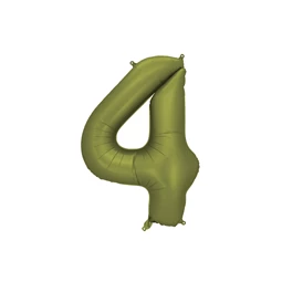 Lufi 4-es szám fólia 86 cm olíva