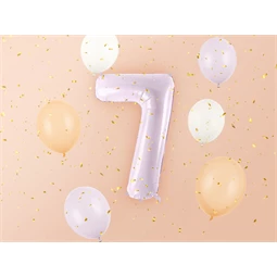 Lufi 7-es szám fólia 72 cm lila