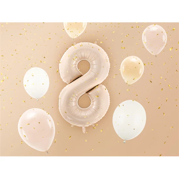 Lufi 8-as szám fólia 72 cm sötét bézs