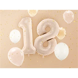 Lufi 8-as szám fólia 72 cm sötét bézs