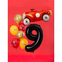 Lufi 9-es szám fólia 86 cm fekete