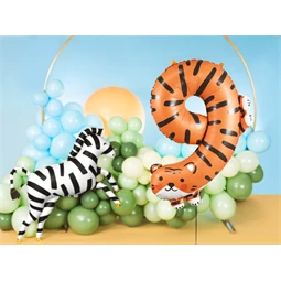 Lufi 9-es szám fólia tigris 64x87 cm mix