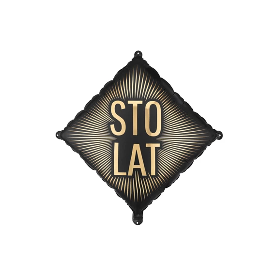 Lufi ``Sto lat`` fólia 46x46 cm mix