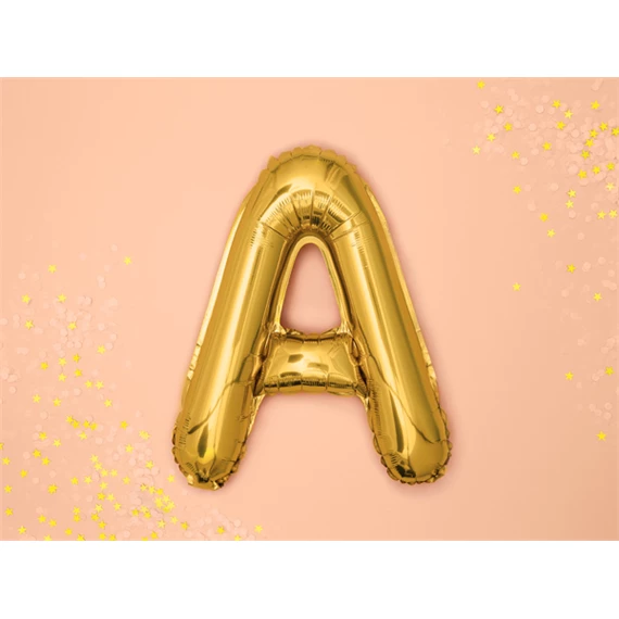 Lufi a betű fólia 35 cm arany
