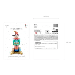 Lufi álló fólia manó 46x88 cm mix