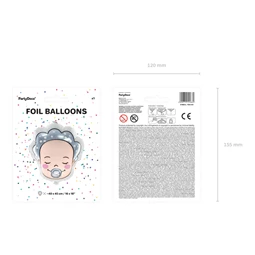 Lufi baba fiú fólia 40x45 cm mix