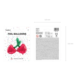 Lufi cseresznye fólia 88x73 cm mix