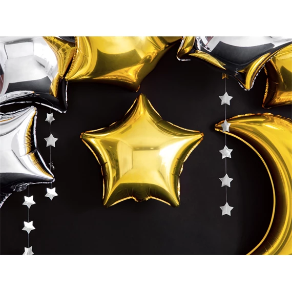 Lufi csillag fólia 48 cm arany