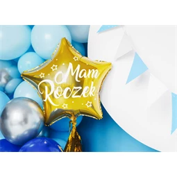 Lufi csillag fólia mam roczek 48 cm arany