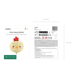 Lufi csirke fólia 51x59 cm vegyes