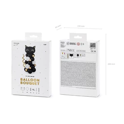 Lufi csokor macska fekete 83x140 cm