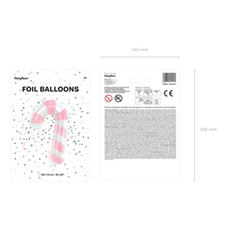 Lufi cukorpálca fólia 50x82 cm rózsaszín