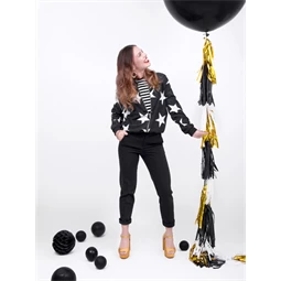 Lufi erős 12 cm pasztell fekete S/100