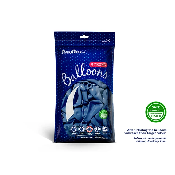 Lufi erős 23 cm metálkék S/100