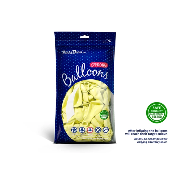 Lufi erős 23 cm pasztell világossárga S/100