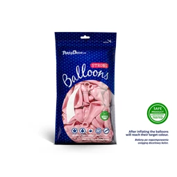 Lufi erős 27 cm pasztell halvány rózsaszín S/50