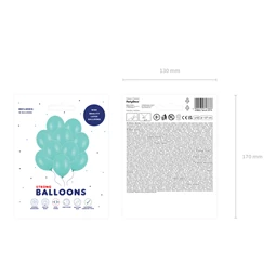 Lufi erős 27 cm pasztell menta zöld S/10