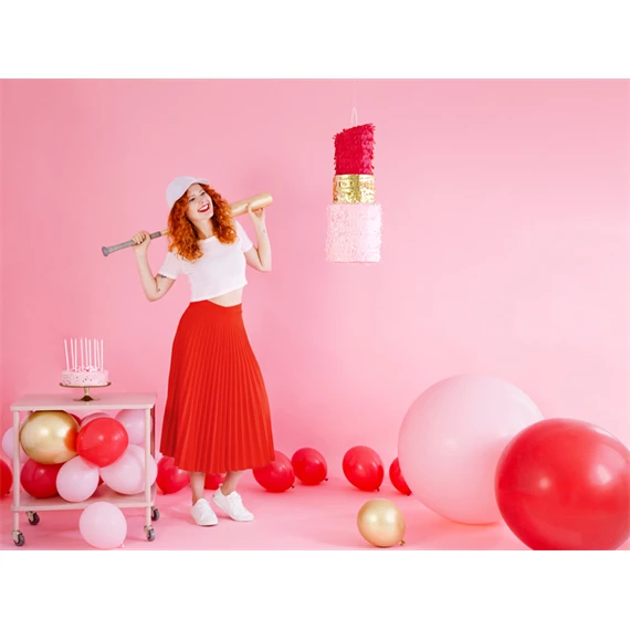 Lufi erős 30 cm pasztell babarózsaszín S/100