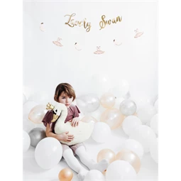 Lufi erős 30 cm pasztell tiszta fehér S/100