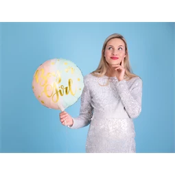 Lufi fiú vagy lány fólia 35 cm mix