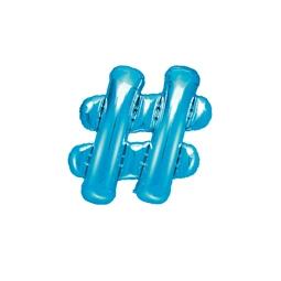 Lufi fólia # 35 cm kék