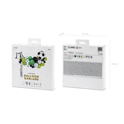 Lufi girland - foci, mix, 150x126 cm