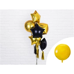 Lufi gömb fólia 40 cm arany