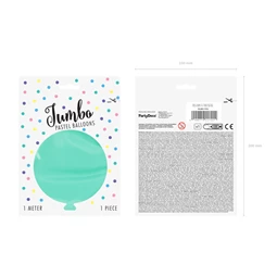 Lufi kerek 1 m pasztell világos menta