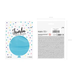 Lufi kerek 1 m pasztell világoskék