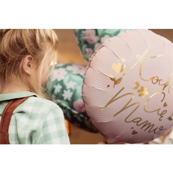 Lufi kocham cię mamo fólia 45 cm rózsaszín