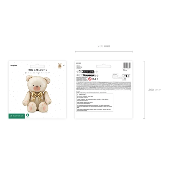 Lufi maci fólia 75x84 cm krém