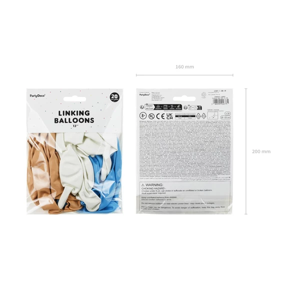 Lufi összekapcsolható 33 cm mix S/20