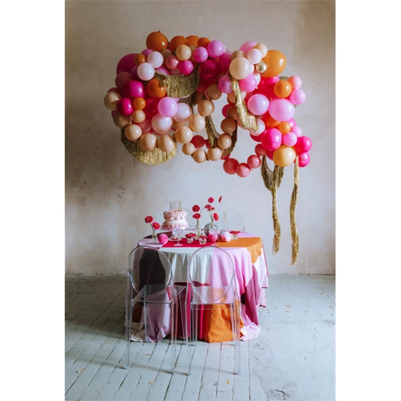 Lufi összekapcsolható 33 cm világos rózsaszín S/20