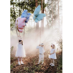 Lufi pillangó fólia 69x69 cm kék