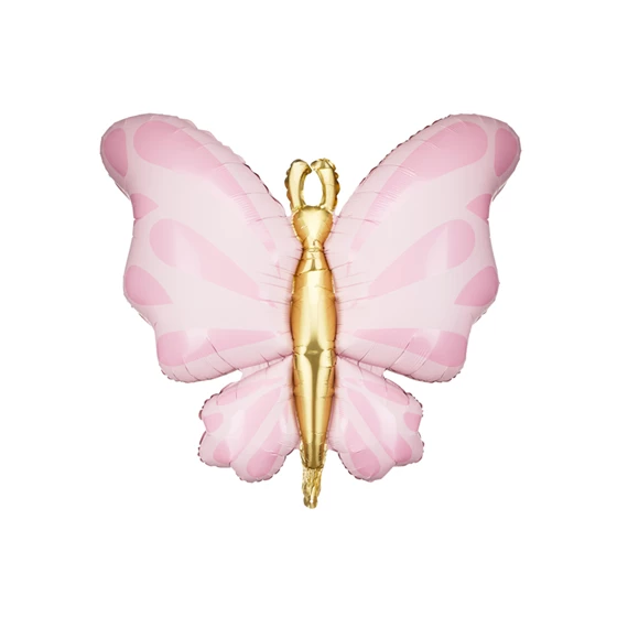 Lufi pillangó fólia 69x69 cm rózsaszín