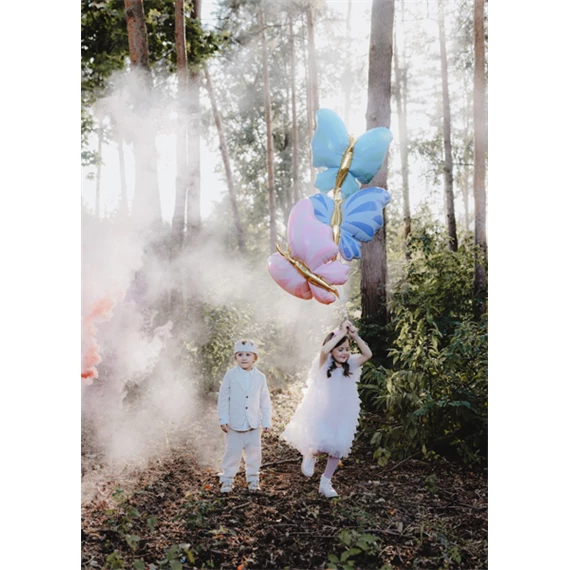 Lufi pillangó fólia 69x69 cm rózsaszín