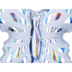 Lufi pillangó girlandhoz fólia, mix, 19x23 cm S/3