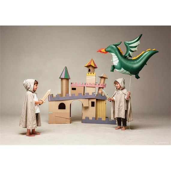 Lufi sárkány fólia 120x90 cm mix