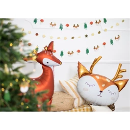 Lufi szarvas fólia 80x105 cm mix