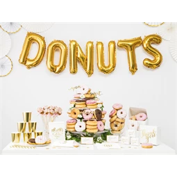 Lufi t betű fólia 35 cm arany