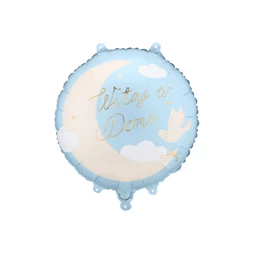 Lufi tábla Welcome Home 35x35 cm világoskék