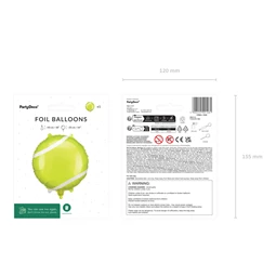 Lufi teniszlabda fólia 35x35 cm vegyes színek