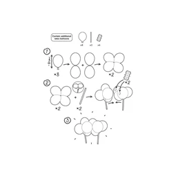 Lufi tortadísz rózsaszín 29 cm