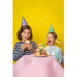 Party kalapok pöttyös, mix, 16 cm S/6