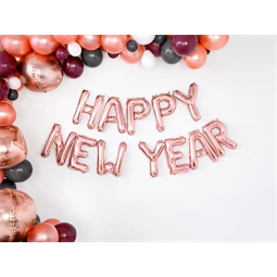 Lufi y betű fólia 35 cm rózsaarany