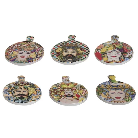 Mágnes 6x0,7x8 cm 6 féle