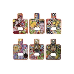 Mágnes sörnyitóval 7,5x0,7x10,5 cm 6 féle